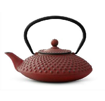 Teapot 1,25L cast iron red - Theiere en fonte